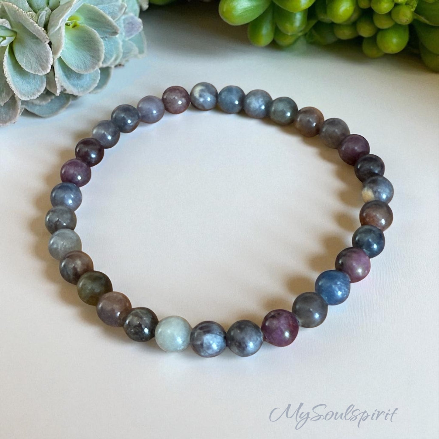 Saphir-Rubin Armband