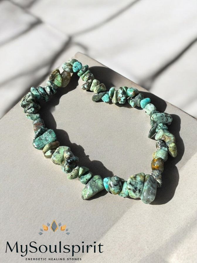 Turquoise Bracelet - African Turquoise 6 mm Beads