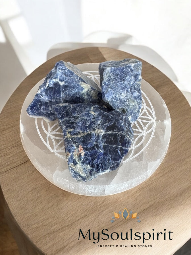 Wassersteine aus Sodalith – naturbelassen & handverlesen