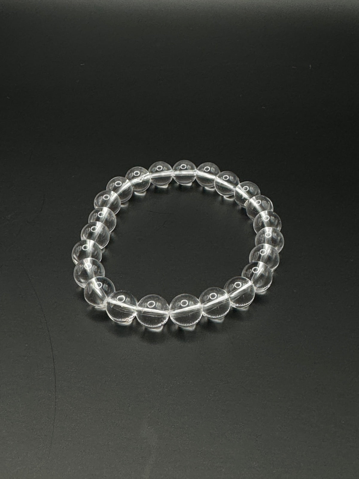 BERGKRISTALL Armband mit 6/8 m Perlen - Perlenarmband
