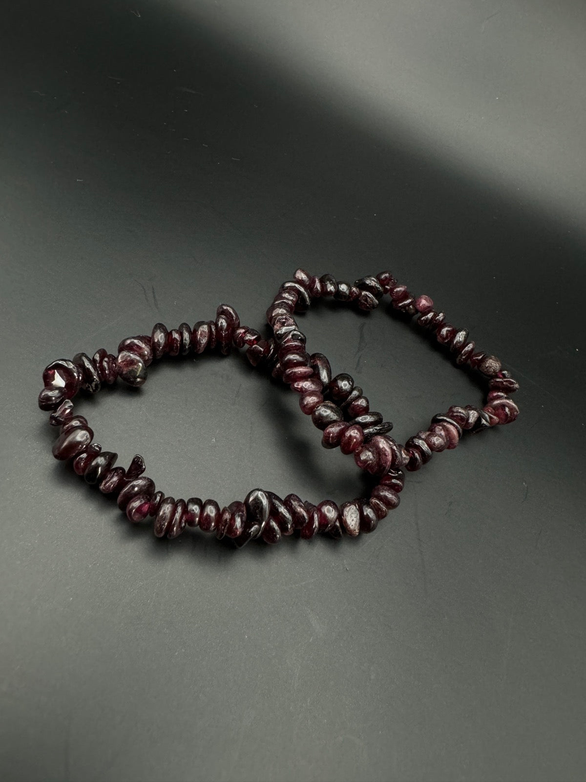 GRANAT Splitterarmband - Umfang ca. 17 cm - Armband