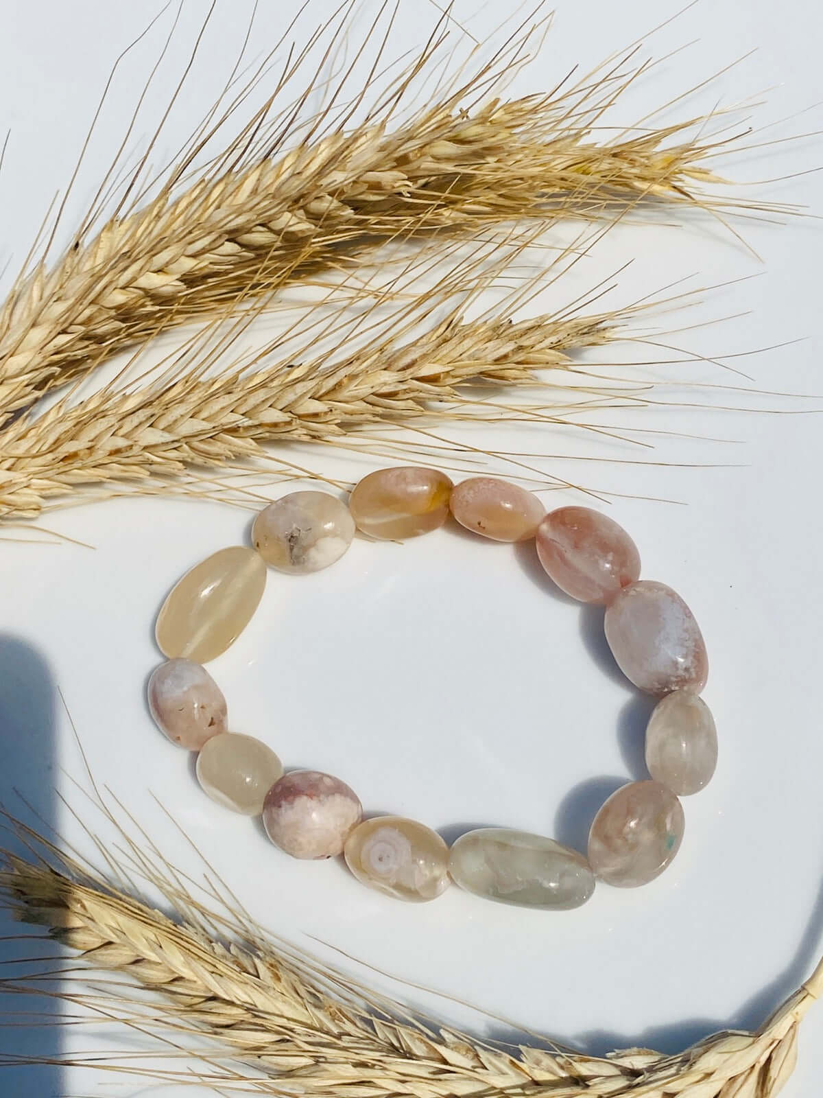 KIRSCHBLÜTEN CHALCEDON Armband - Armband