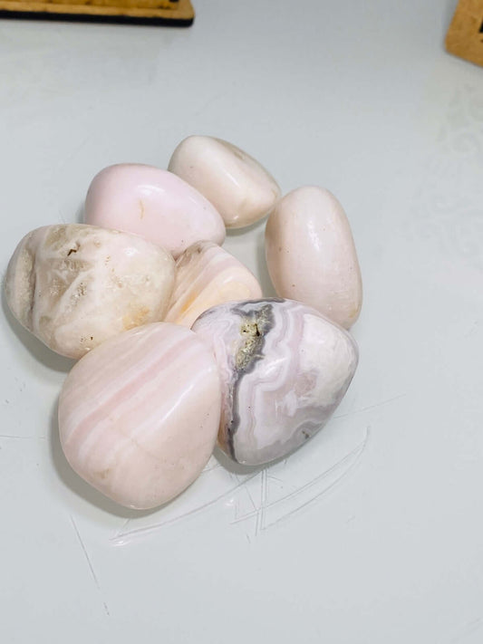 Mangano CALZIT Trommelsteine ca. 100 Gramm - Trommelsteine