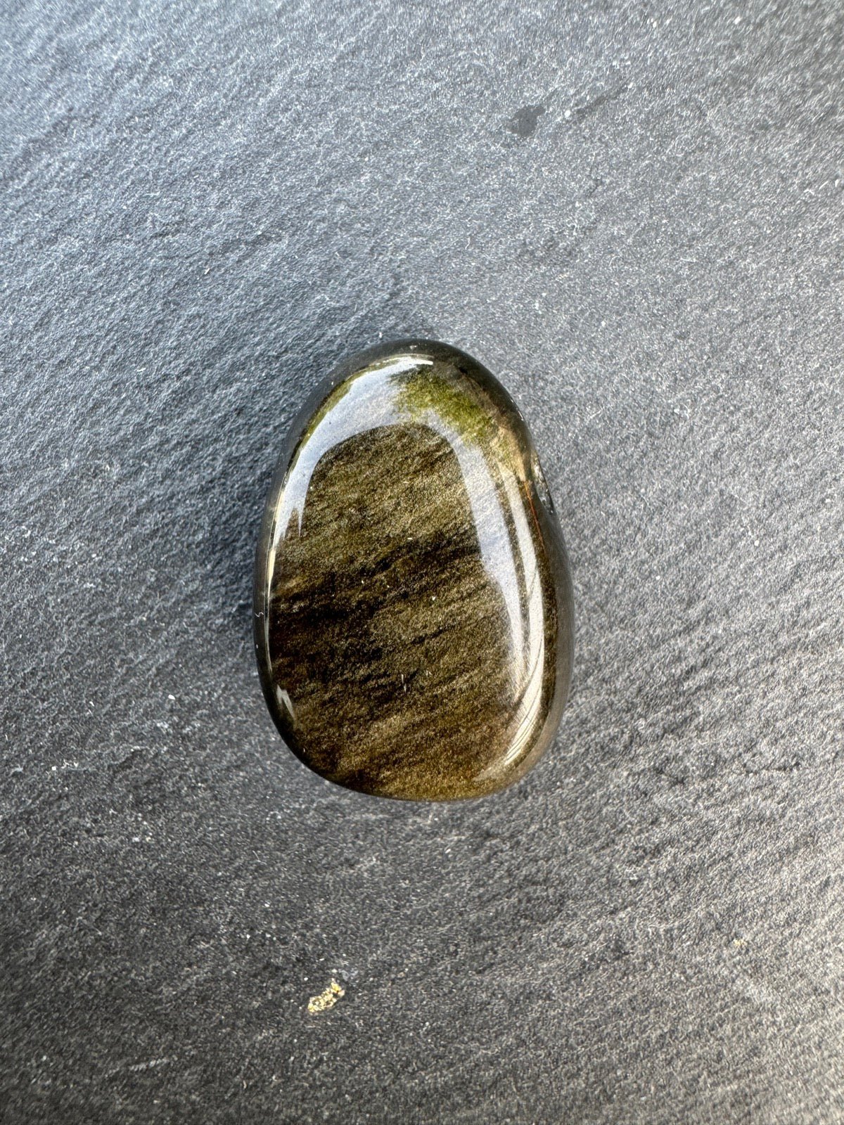 OBSIDIAN Kettenanhänger gebohrt mit Lederband - Kettenanhänger gebohrt