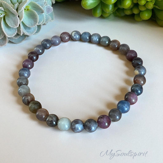 Saphir-Rubin Armband