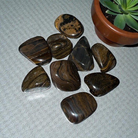 Tigereisen Trommelsteine