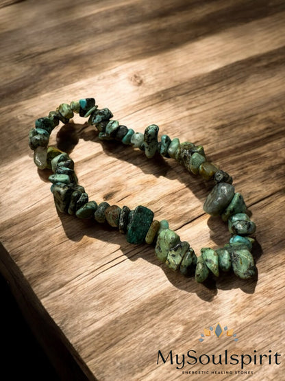 Turquoise Bracelet - African Turquoise 6 mm Beads
