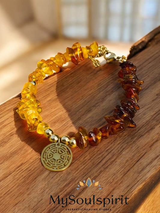AMBER bracelet with symbol