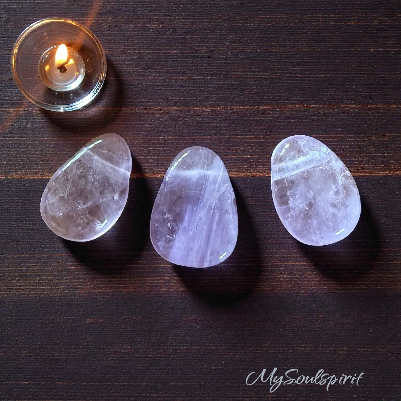 Lavendel AMETHYST "Drop Shape" gebohrter Kettenanhänger