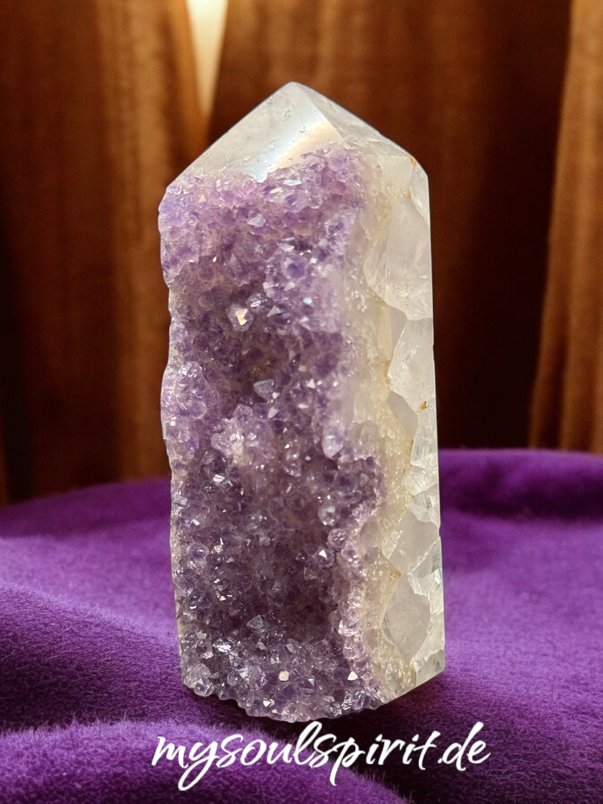 AMETHYST Drusenspitze 367 grams