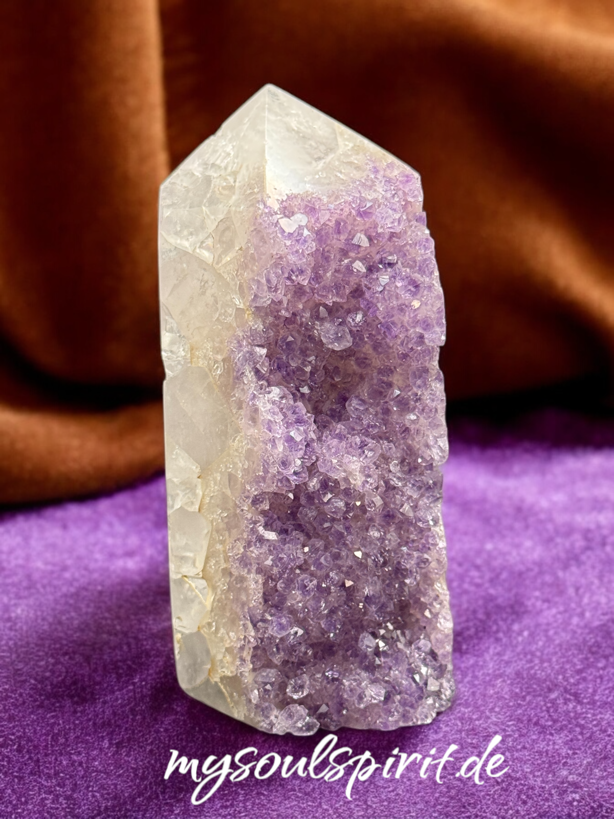 AMETHYST Drusenspitze 367 grams