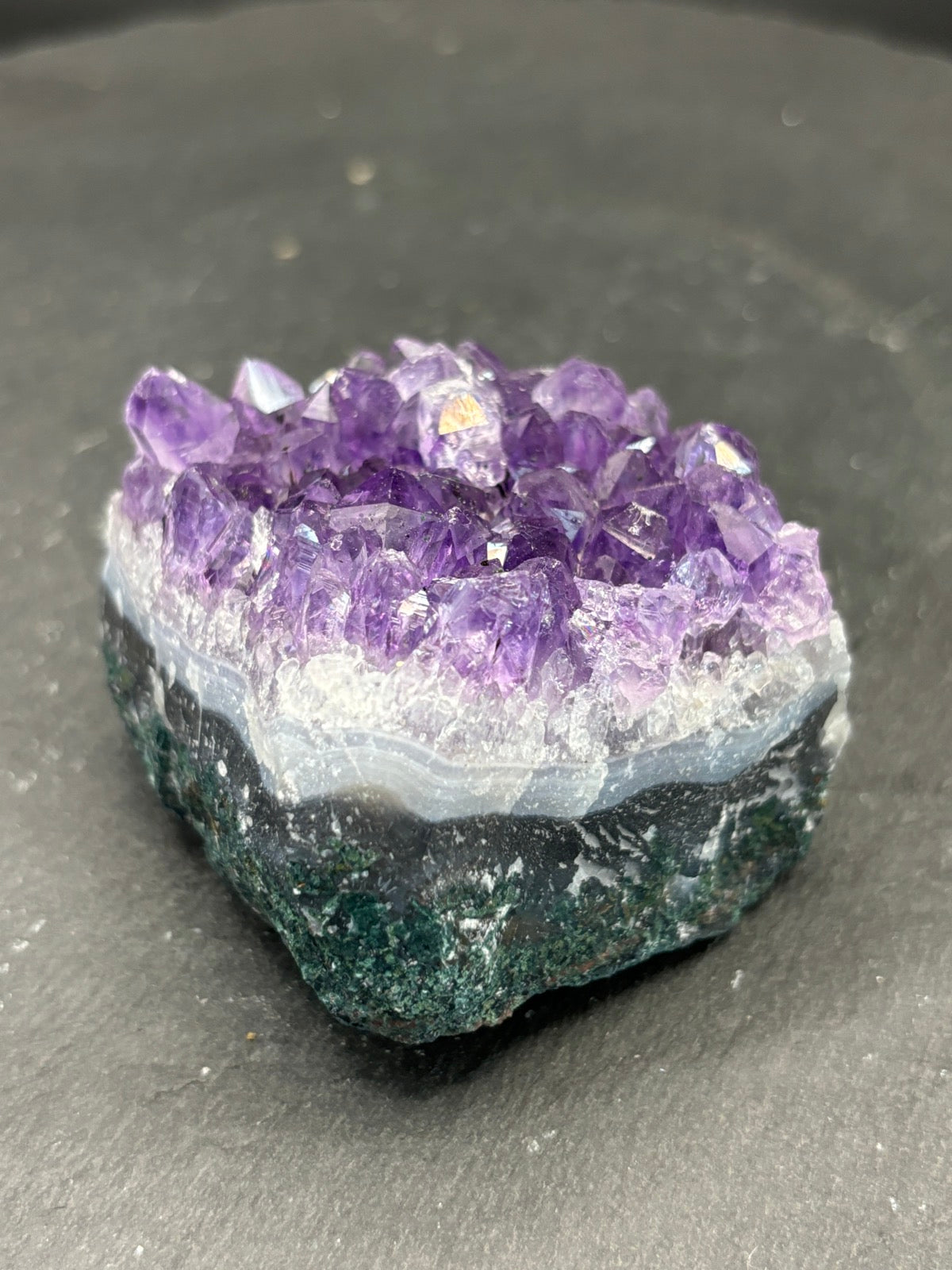 Amethyst Drusenstück 218 Gramm ( Unikat)