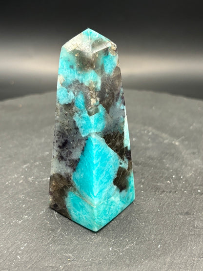 Amazonite obelisk 9.8 cm 196 grams