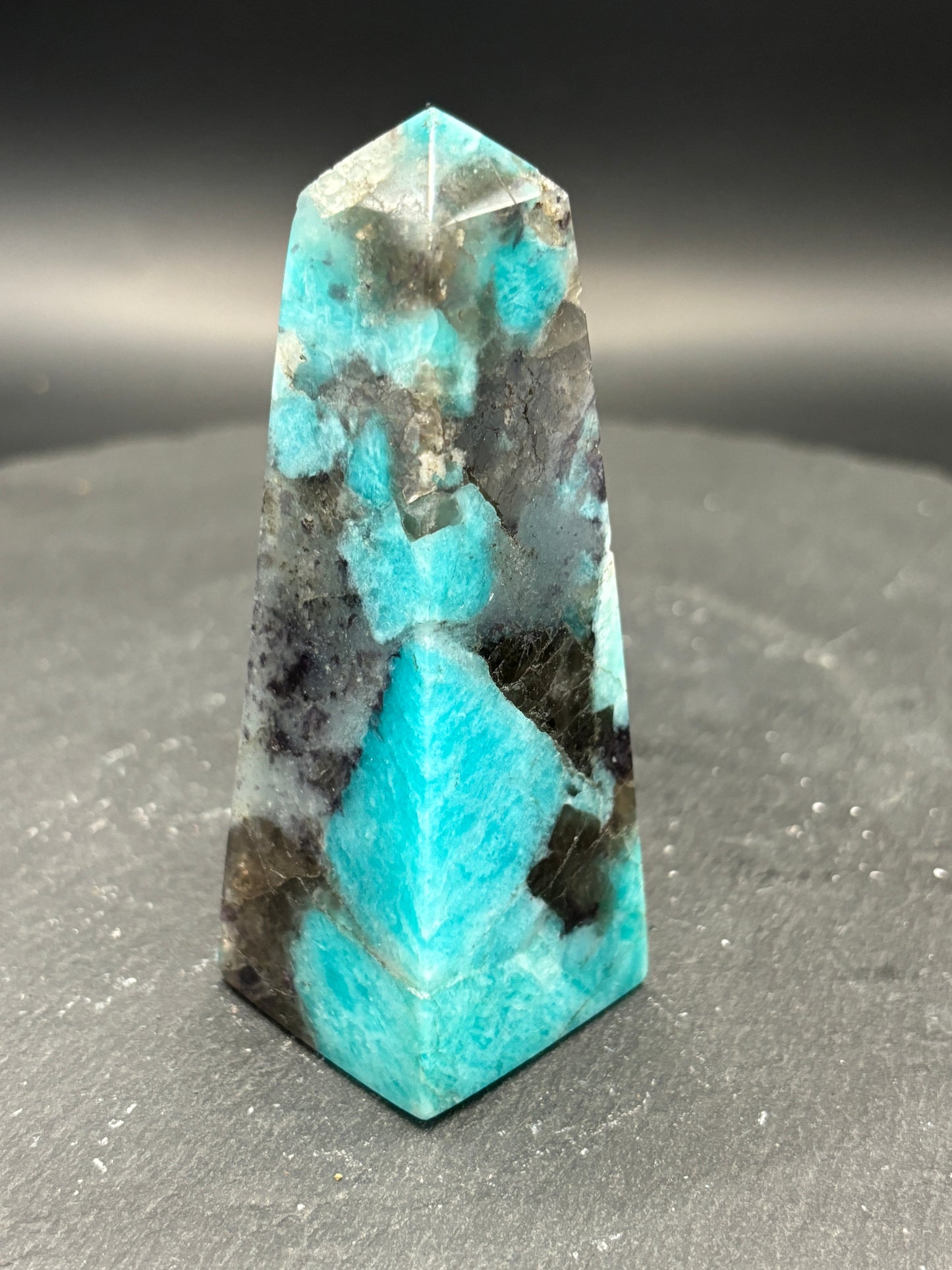 Amazonite obelisk 9.8 cm 196 grams