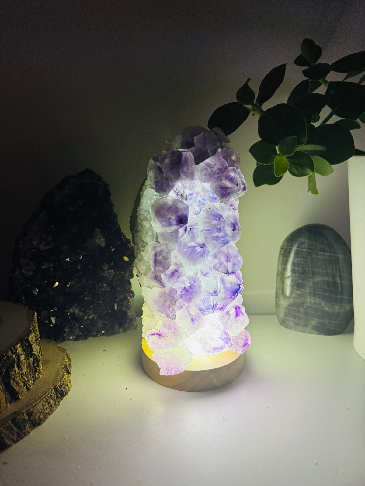 AMETHYST Drusen - Lampen - Druse