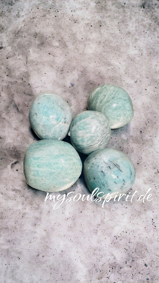 AMAZONITE tumbled stones approx. 100 grams