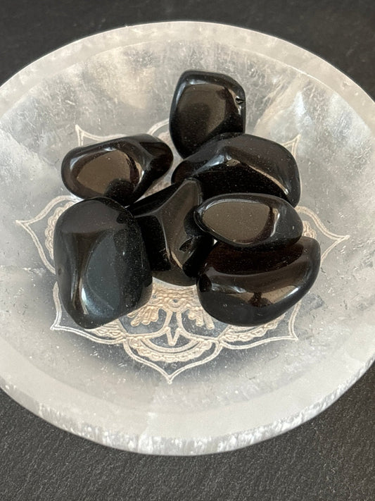 OBSIDIAN Trommelsteine ca. 100 Gramm - Trommelsteine