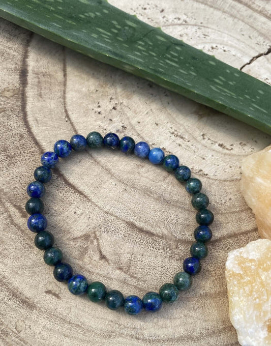 AZURITE - CHRYSOCOLLY bracelet