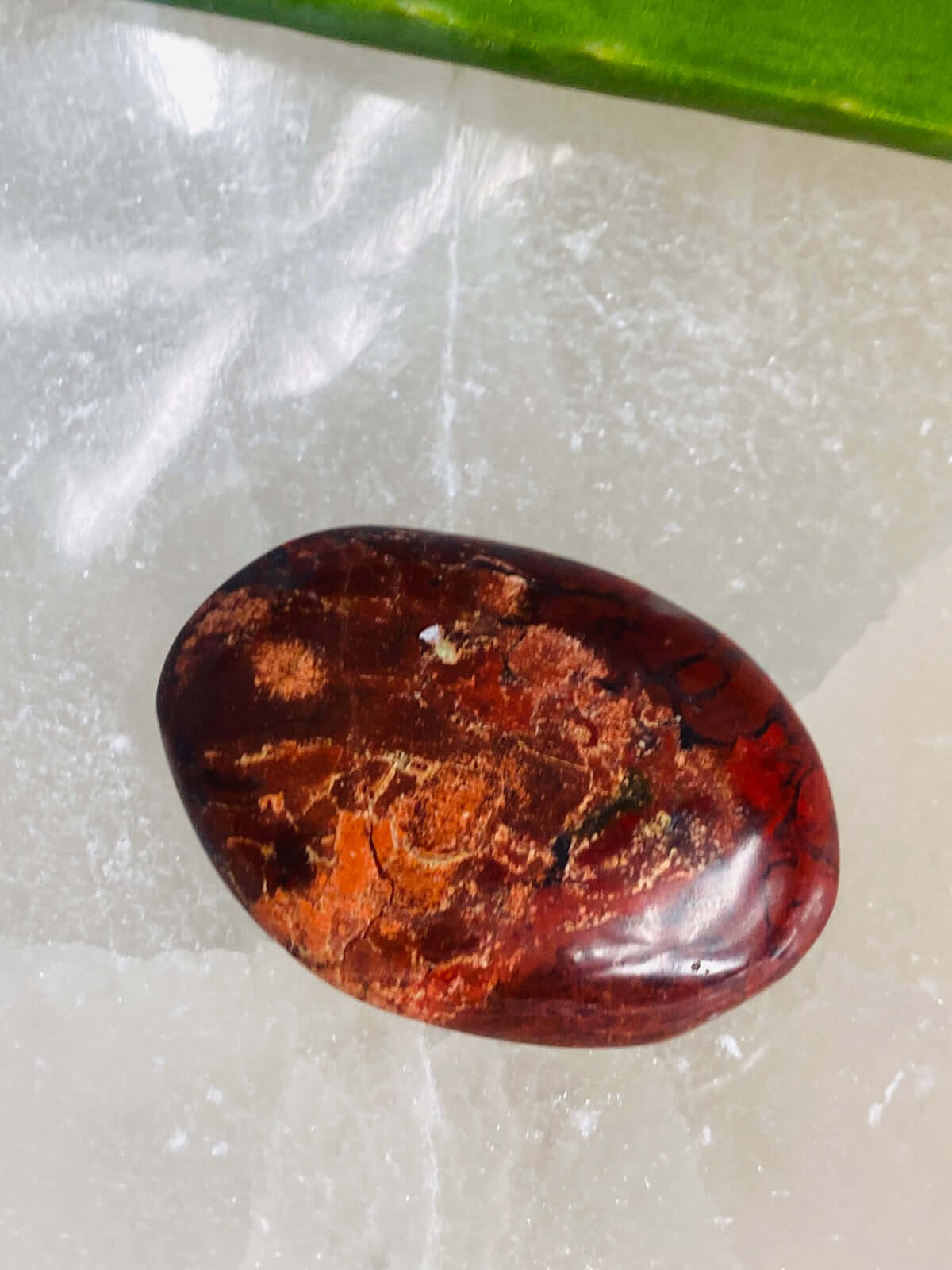 BRECCIATED JASPER palm stone