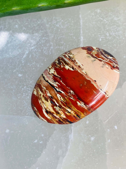 BRECCIATED JASPER palm stone