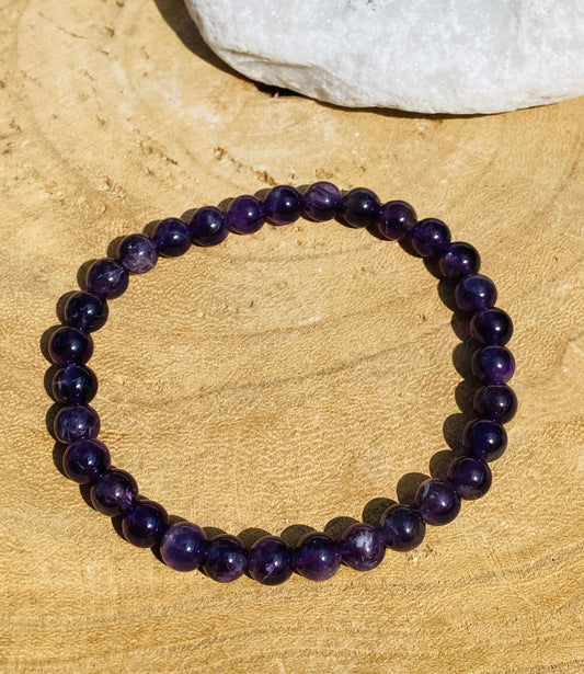 AMETHYST healing stone bracelet