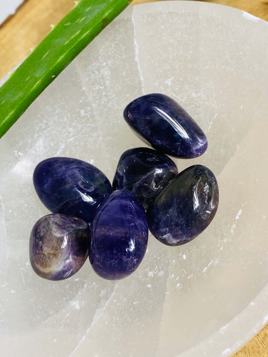 AMETHYST Tumbled Stones - 100+ grams