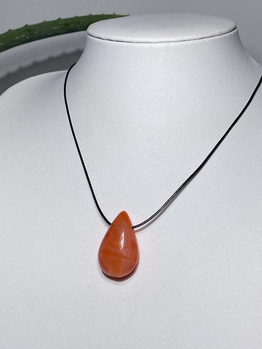 HEMATOID / FIRE QUARTZ Drop Shape