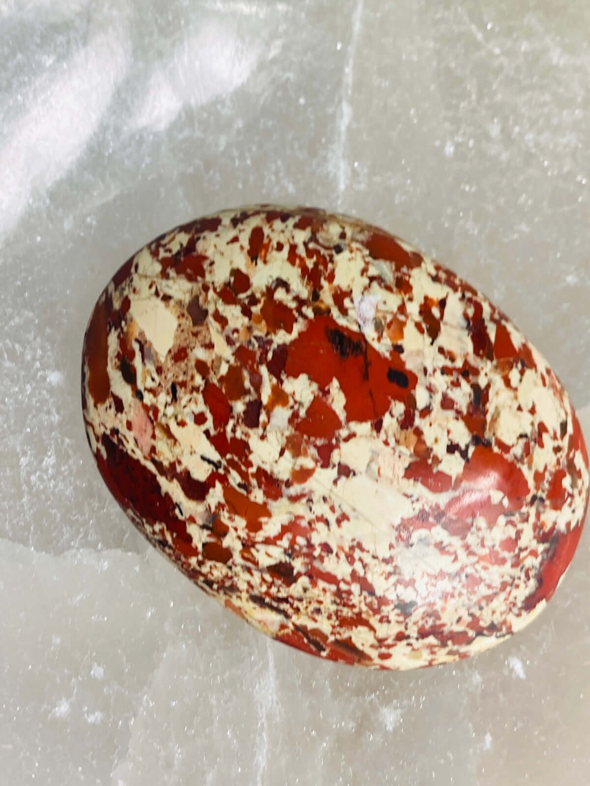 BRECCIATED JASPER palm stone