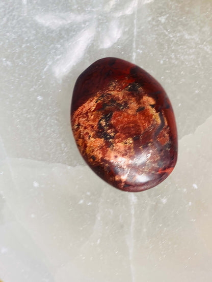 BRECCIATED JASPER palm stone